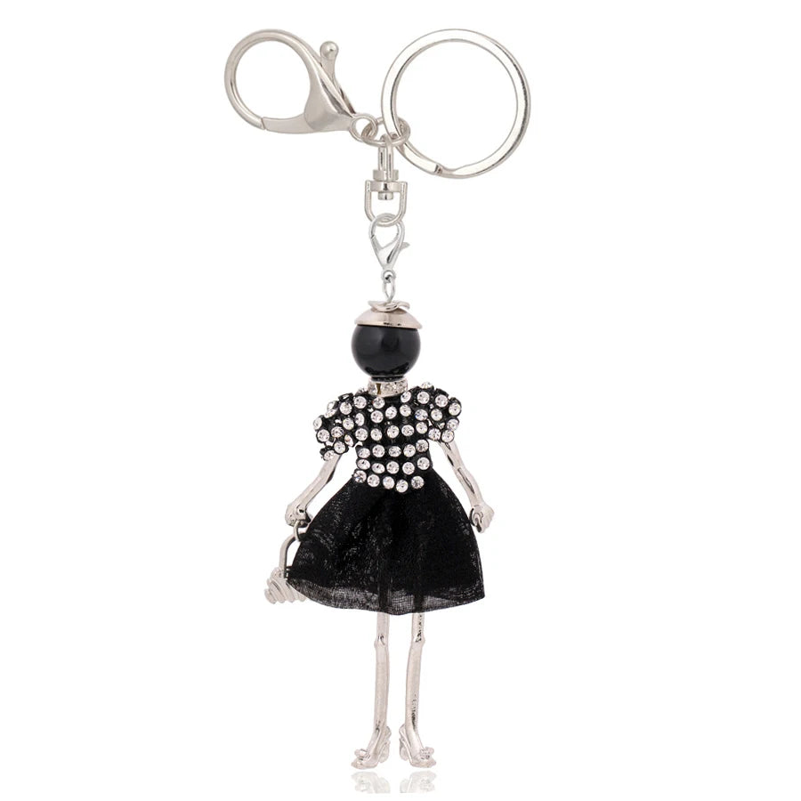 Women Keychain for Lady 2022 New Statement Charm Metal Key Chain Jewelry Cute Gift Female Bag Pendant Trendy Key Ring Wholesale KE 2003