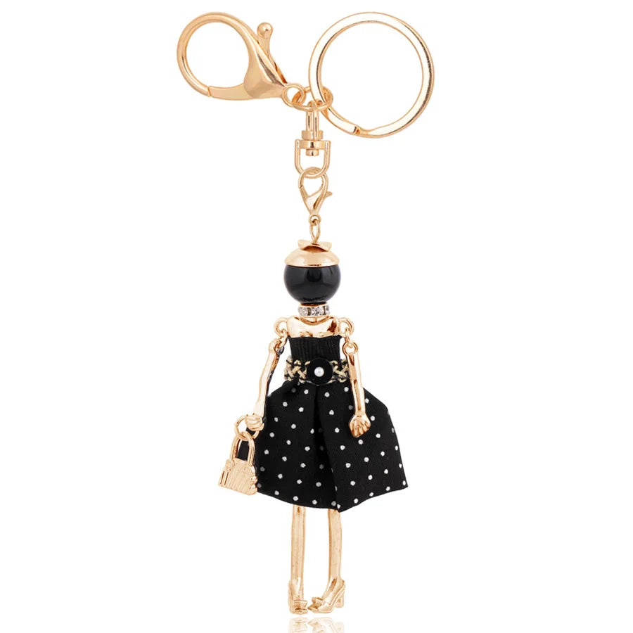 Women Keychain for Lady 2022 New Statement Charm Metal Key Chain Jewelry Cute Gift Female Bag Pendant Trendy Key Ring Wholesale KE 2013