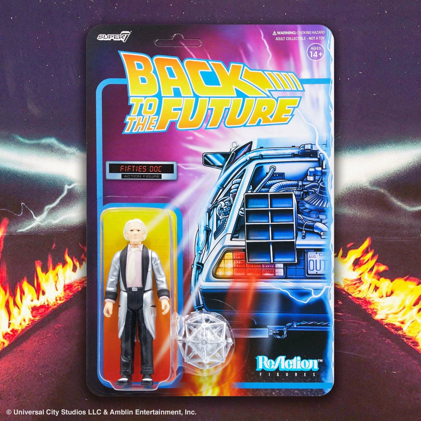 ReAction Back to the Future Fifties Doc 3¾-inch Retro Action Figure