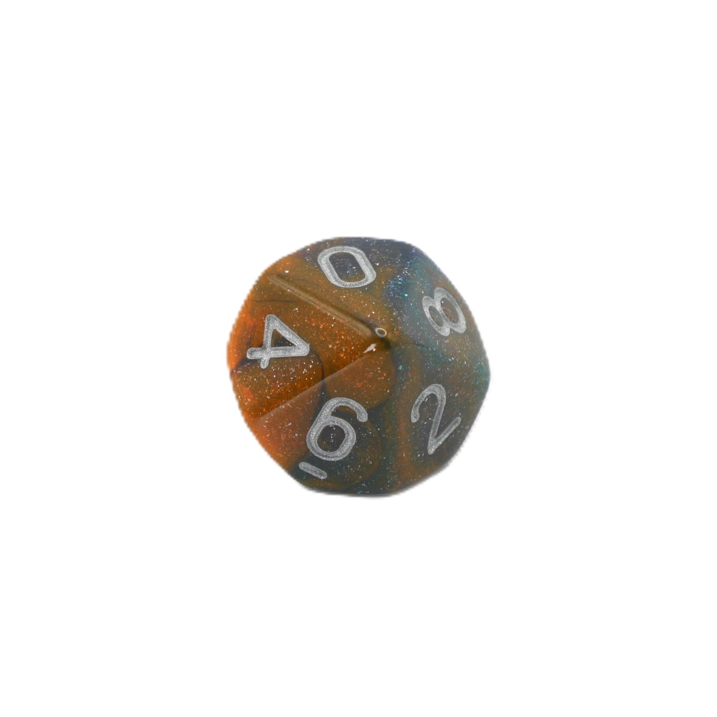 Mysterious Ink - 7 Piece DnD Dice Set | Acrylic RPG Gaming Dice