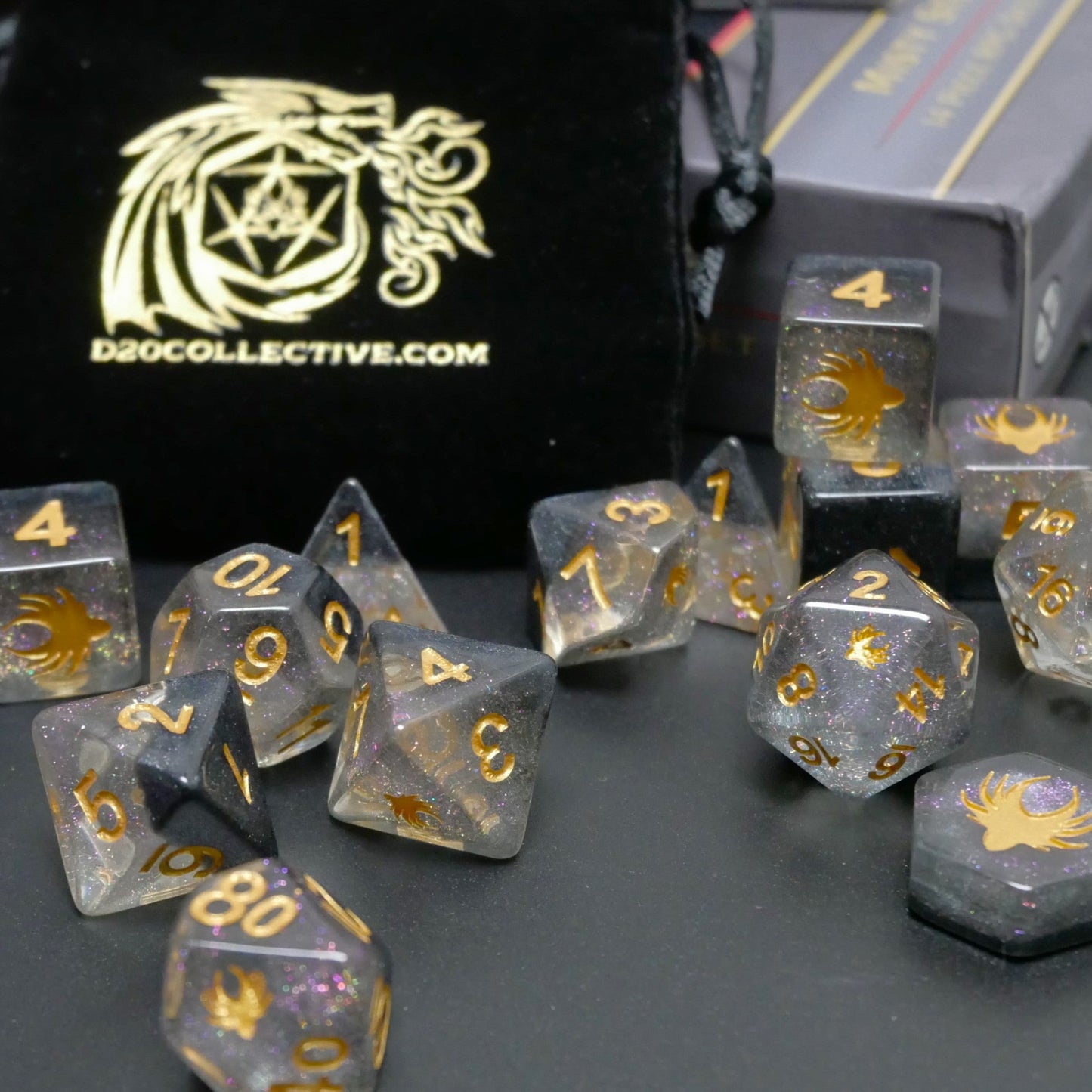Mystery Stash - 7 Dice Set Bundle + 1 RPG Accessory