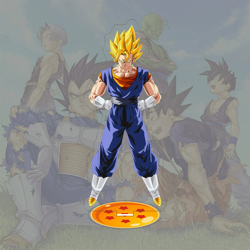 Anime Peripheral Standee Dragon Ball Sun Wukong Ya Wood Tea Destroyer Friza Double-Sided Acrylic Decoration Table Height about 15cm 20 (protective film on both sides)