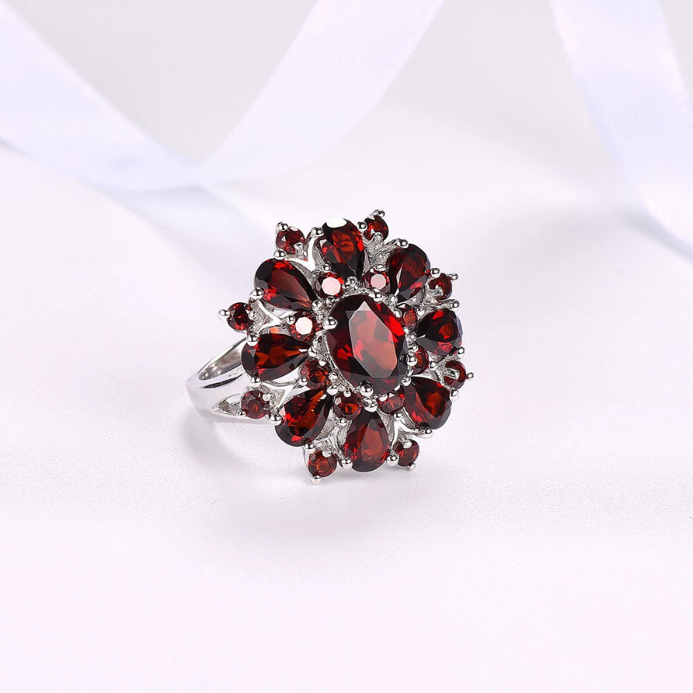 Young AliExpress Women's European and American-Style Ruby Ring