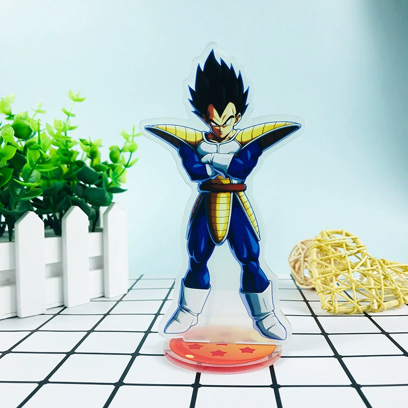 Anime Peripheral Standee Dragon Ball Sun Wukong Ya Wood Tea Destroyer Friza Double-Sided Acrylic Decoration Table Height about 15cm 10 (protective film on both sides)