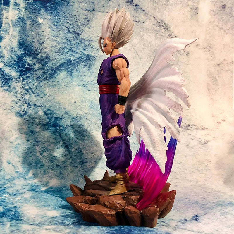 GK Dragon Ball Super White God Beast Cloak Son Gohan Hand-Made Theater Version Model Decoration Superstar Shaped Doll