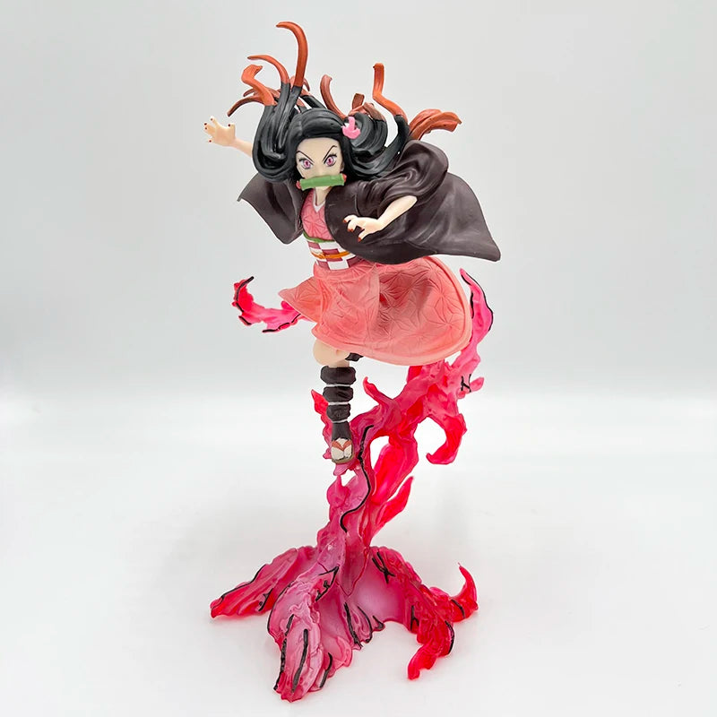 Demon Slayer 24cm Anime Figure Figuarts Zero Nezuko Kamado Action Figure Demon Blood Art Kimetsu No Yaiba Figure Model Doll Toys A