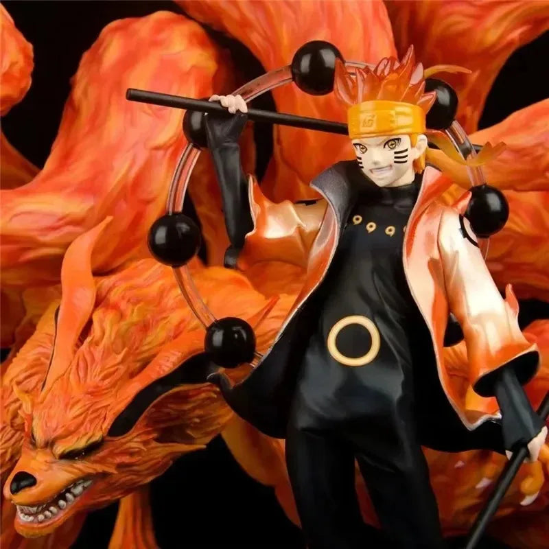 Anime Naruto statue Uzumaki Naruto Kurama Kyuubi GK Rikudousennin Modo PVC Action Figure Collectible Model Doll Toy 21-31cm