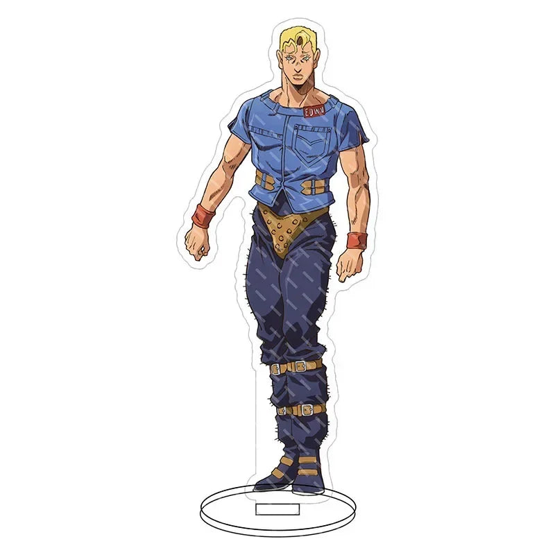 16CM Anime JoJo Bizarre Adventure Acrylic Stand Figure Model Plate Holder Cake Topper Animation Peripheral Gifts 18