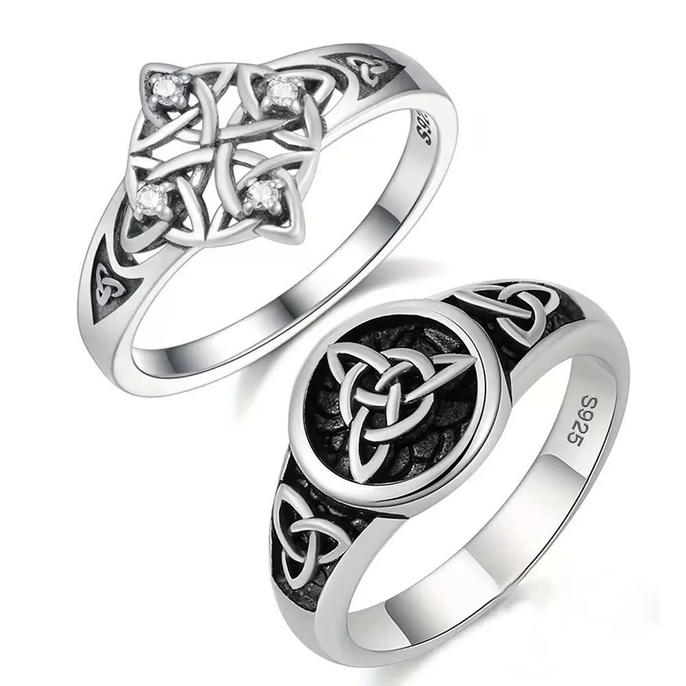 Retro bestseller hollowed-out Celtic Irish ring