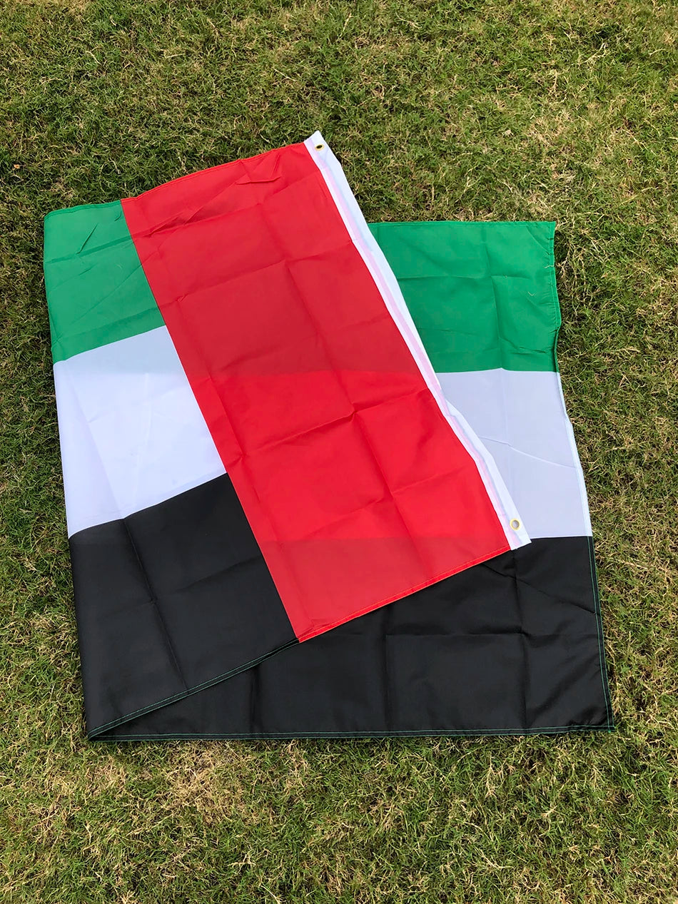 SKY FLAG The United Arab Emirates Flag 90X150cm high quality Polyester hanging ARE AE UAE National Flags For Decoration