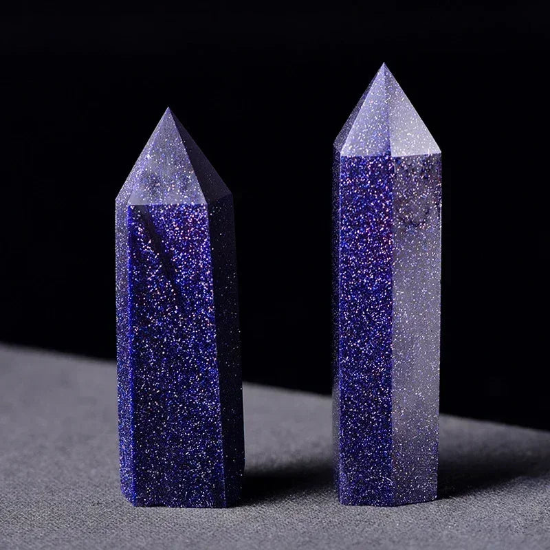Natural Stone Single Point Wand Stone Mineral Crystal Stones Crafts Home Decoration Hexagonal Prism Christmas Gifts