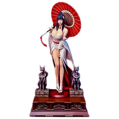 60m Naruto Figures Anime Figure Hyūga Hinata Kimono Sexy Beautiful Girl Action Figure Collect Desktop Display PVC Doll Gift Toys