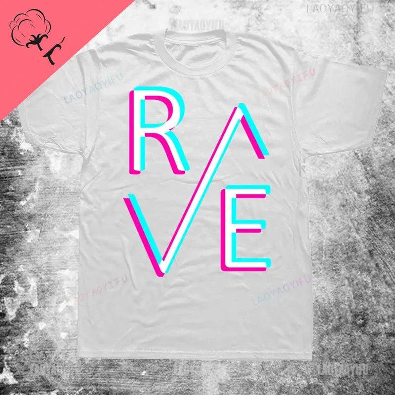 Dj Electronic Dance Music Techno Rave T Shirt Summer Graphic Cotton Streetwear Short Sleeve Birthday Gifts T-shirt Men Clothing BD94158-white