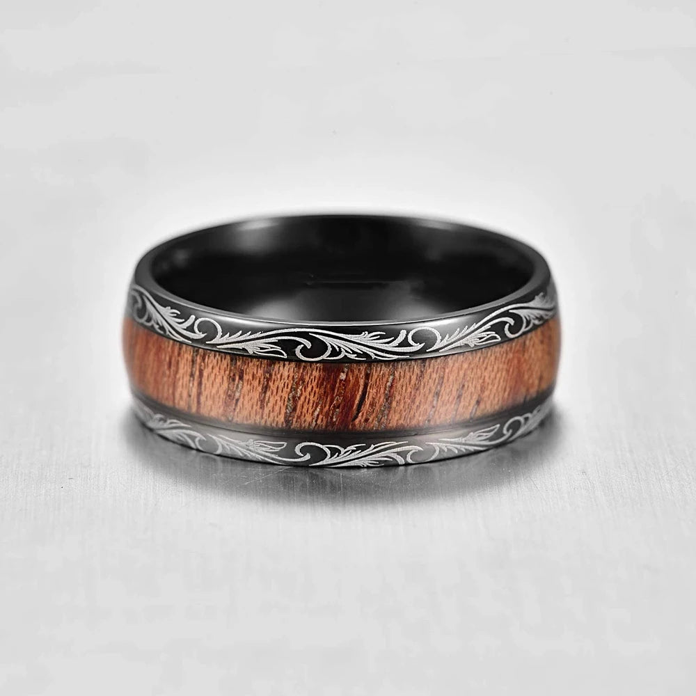 Fashion Viking Tree Of Life Stainless Steel Abalone Shell Rings For Men Odin Norse Viking Rune Rings Retro Amulet Jewelry Gift