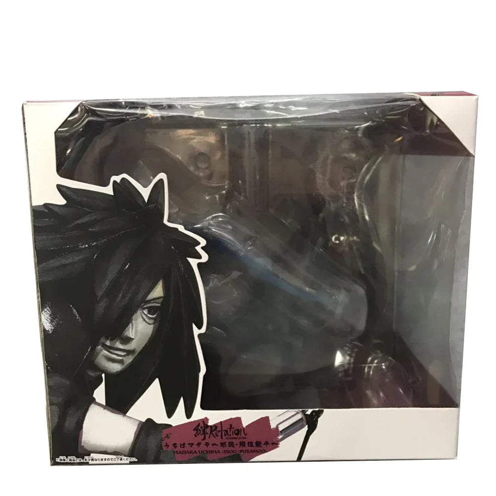 Naruto Shippuden Anime Model Senju Hashirama Shodai Hokage Susanoo Uchiha Madara GK Action Figure 30cm Statue Collectible Toy Madara with box