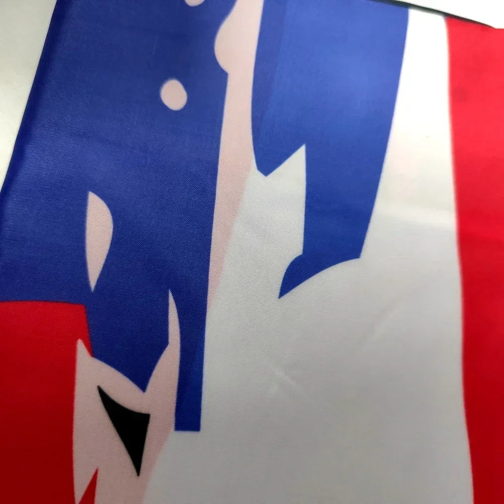 Puerto Rico Boricua Pride Flag 90x150cm Polyester Cultural Banner Reinforced Edges Brass Grommets for Indoor/Outdoor Wall Decor