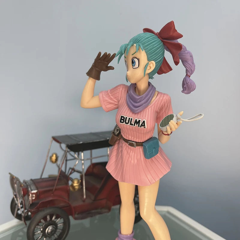 24cm Dragon Ball Figures Glitter & Glamours Bulma Action Figure Decoration PVC Collection Doll Anime Bulma Model Toys for Gifts