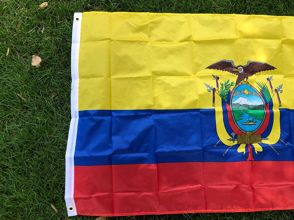 SKY FLAG Ecuador Flag 90x150cm ECU EC Ecuador Flag Super Poly football FLAG Indoor Outdoor Polyester hanging Flag
