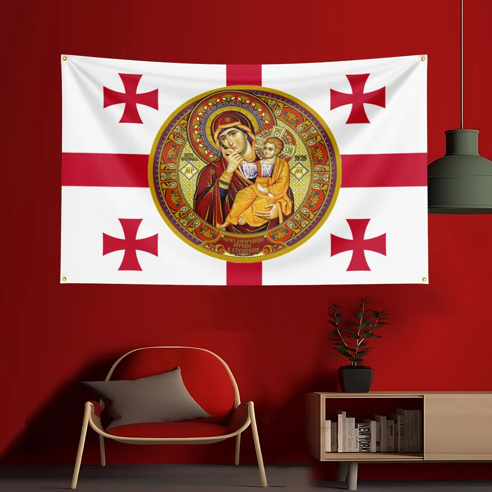 3X5 FT J-JesusS Game Flag Polyester Printed Party Flag for Garage Room Decoration