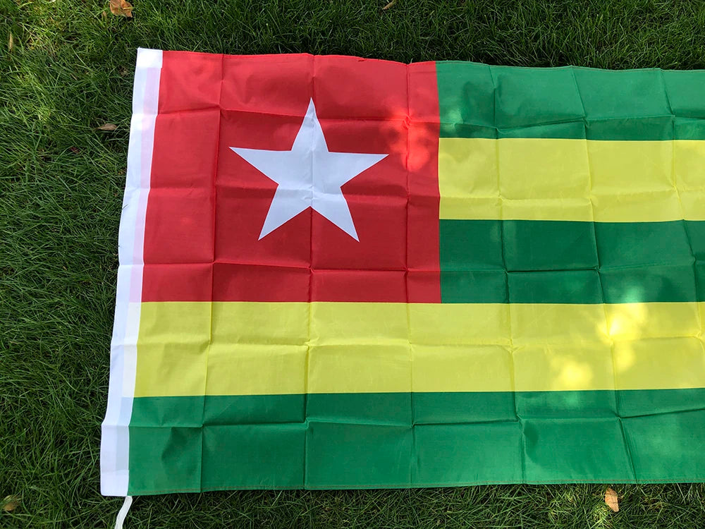 (SKY FLAG)Togo Flag 90X150cm high quality Polyester hanging Togolese Republic National Flags Indoor Outdoor Decoration