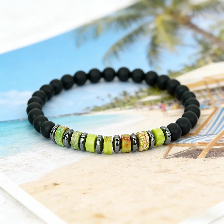 Stylish Emperor Stone Bracelet Unisex Apparel Accessories 5 Colors Healing Meditation Versatile Braslet Perfect Gift Jewelry