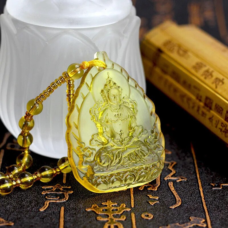 High Quality Unique Natural Quartz Carved Buddha Lucky Amulet Pendant Necklace For Women Men Sweater Pendants Jewelry New 11