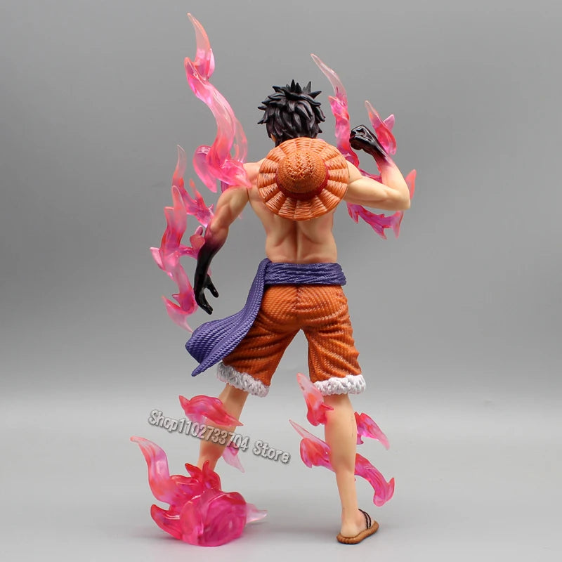 32cm Luffy One Piece Figures Flowing Cherry Luffy Action Figures PVC Anime Collection Statue Model Toys Desktop Decoration Gifts