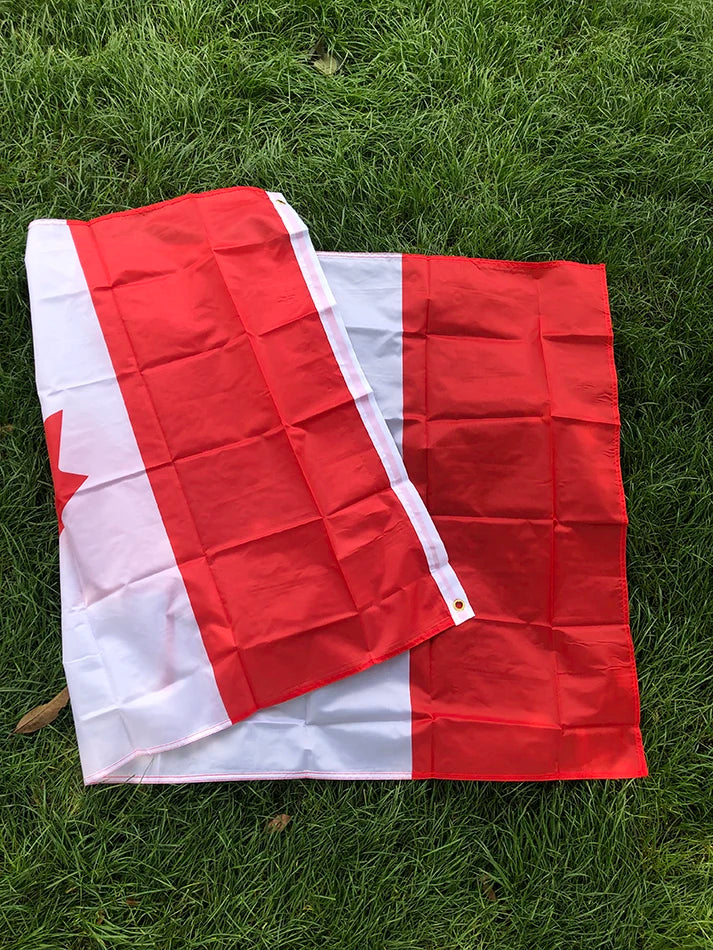 Canadian Flag  90*150cm hanging polyster 3x5fts Canada national flag banner for decoration