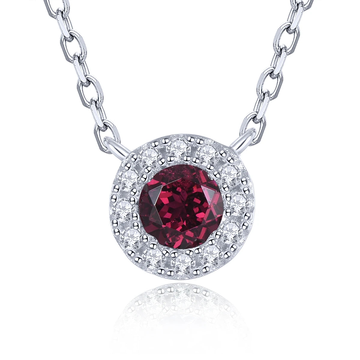 Natural Tanzanite Solid Sterling Silver Necklace Pendant 0.27 Carats Classic Round Shape Women Gifts Daily Decorations S925