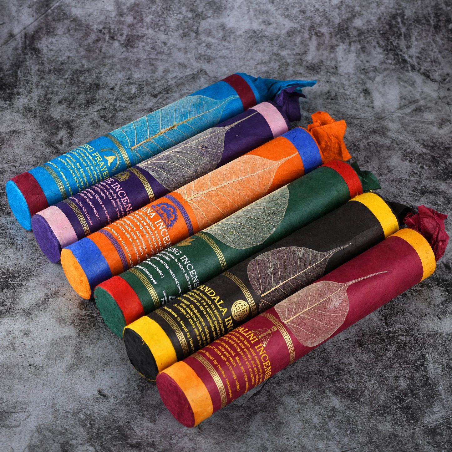 37 Root/ Barrel Nepal Bodhi Leaf Natural Tibetan Incense Handmade Thread Incense Home Office Aromatherapy Yoga Meditation