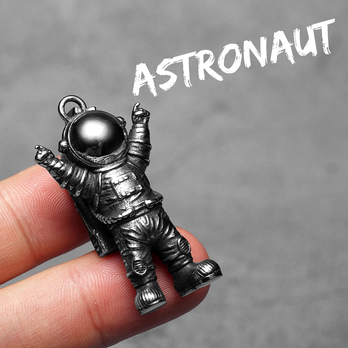 Spaceman Astronaut Stainless Steel Man Necklace Pendant Chain Punk Retro For Women Fashion Jewelry Gifts Wholesale Dropshiping