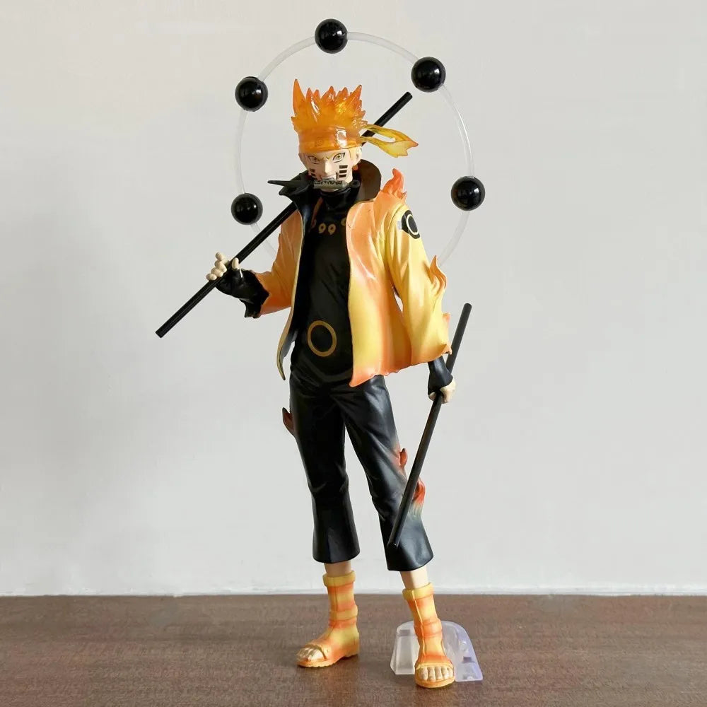 28CM Anime Naruto Uzumaki Naruto Figure Rikudousennin Modo Standing Model Toy Gift Collection Action Figure PVC Naruto No box