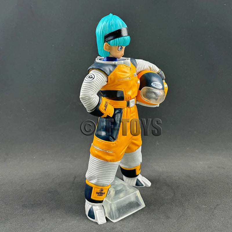 In Stock Dragon Ball Z Bulma Namek Figure Space Suit Bulma Action Figure 21cm Pvc Statue Collection Model Toys Gifts