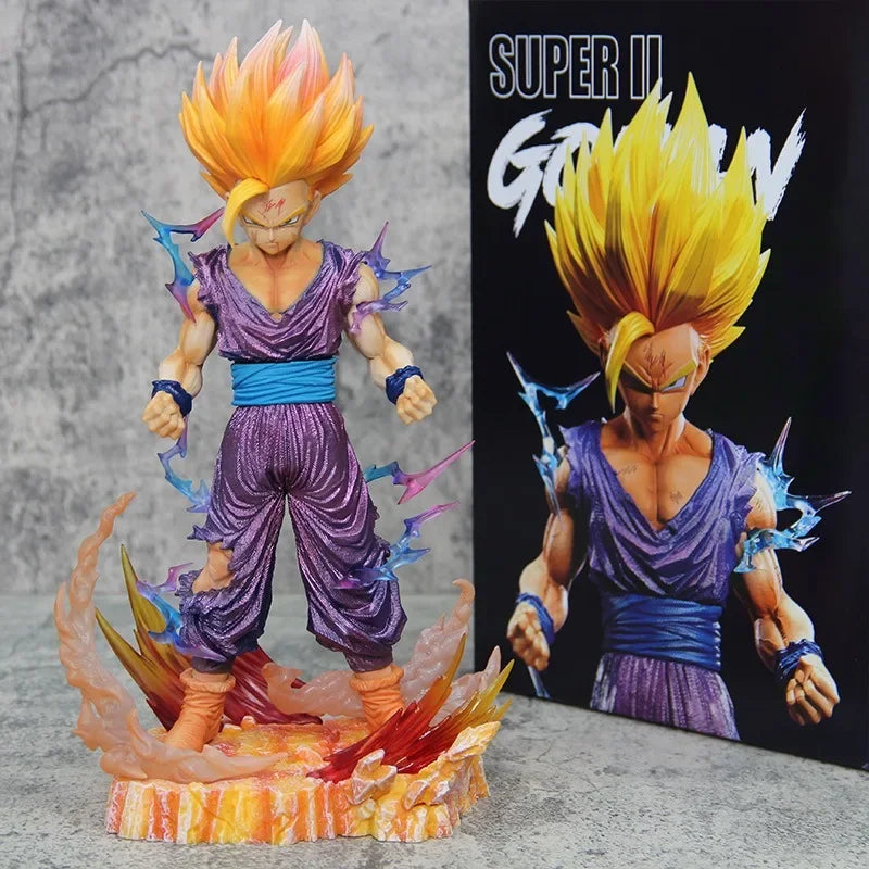 Dragon Ball Z 26cm Figure Gohan Super Saiyan Son Gohan Figurine Pvc Action Figure Collection Model Toy Anime Gifts With box