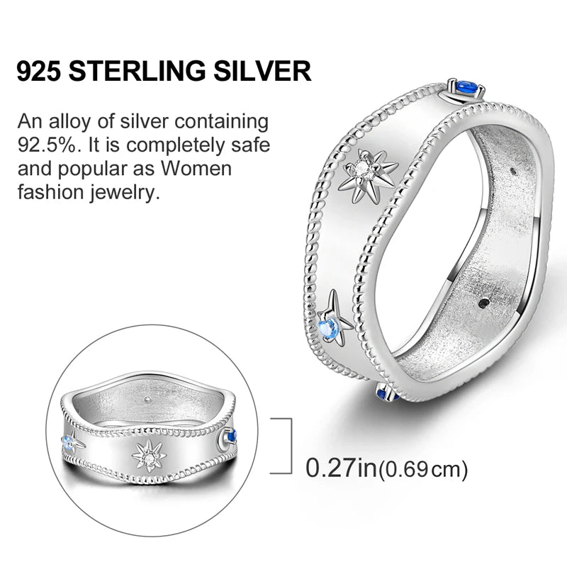 925 Sterling Silver Infinite Love Ring Original Luxury Design Zircon Finger Rings For Women High Quality Wedding Jewelry Gift