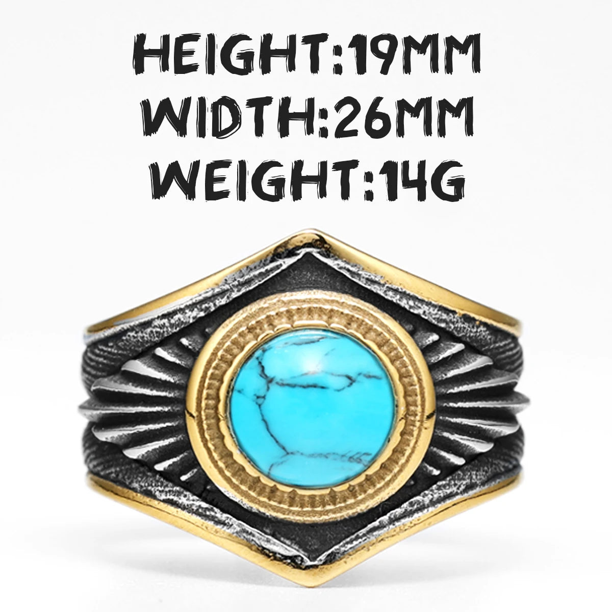 Starry Ring 316L Stainless Steel Star Men Ring Punk Rock Rap for Biker Male Boyfriend Mariner Jewelry Creative Gift Dropshipping