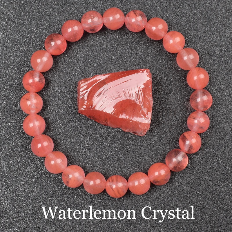 Natural Black Agates Beads Bracelet Women Men Genuine Black Onyx Natural Stone 6mm 8mm Smooth Round Beads Lucky Energy Jewelry