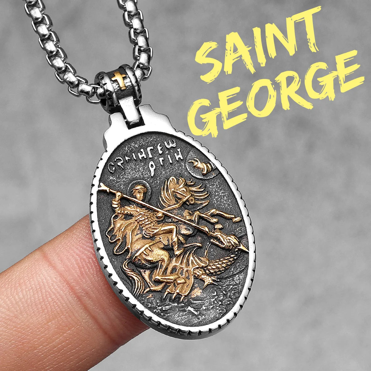 Angel Jesus Virgin Mary Stainless Steel Men Necklaces Pendant Chain Amulet Cool New In For Women Fashion Jewelry Gifts Wholesale