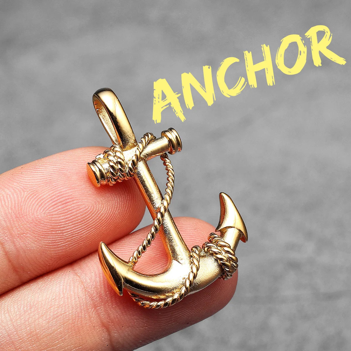 Anchor Sailor Stainless Steel Men Women Necklaces Pendants Chain Vintage Punk Rock Fashion Jewelry Creativity Gift Wholesale