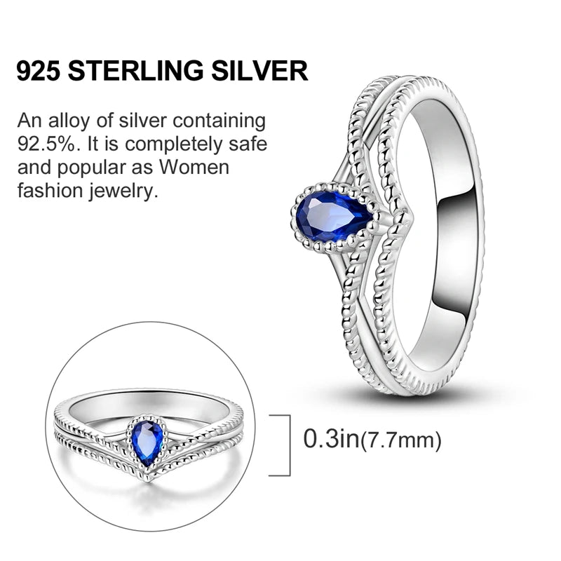 925 Sterling Silver Infinite Love Ring Original Luxury Design Zircon Finger Rings For Women High Quality Wedding Jewelry Gift
