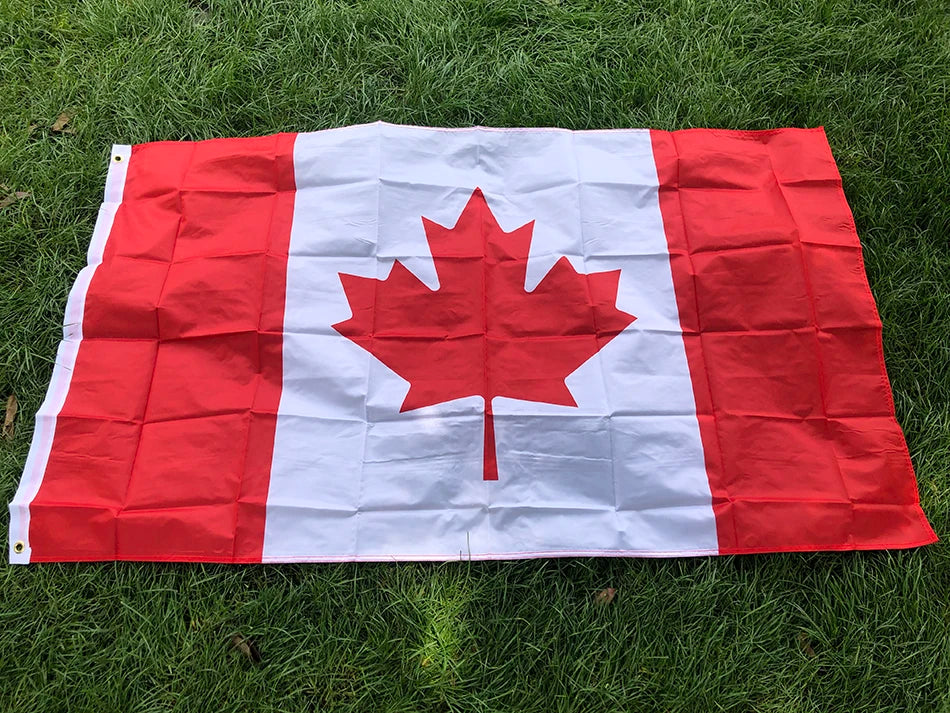 Canadian Flag  90*150cm hanging polyster 3x5fts Canada national flag banner for decoration
