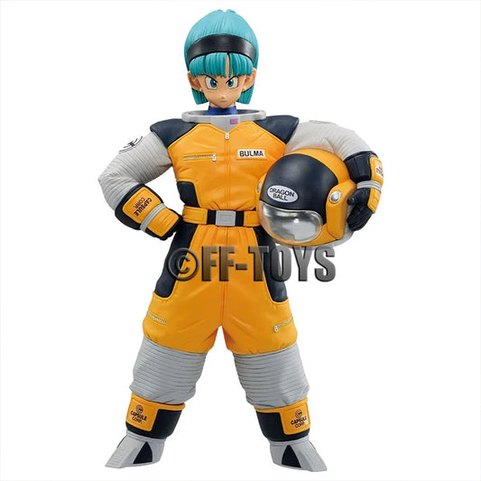 In Stock Dragon Ball Z Bulma Namek Figure Space Suit Bulma Action Figure 21cm Pvc Statue Collection Model Toys Gifts