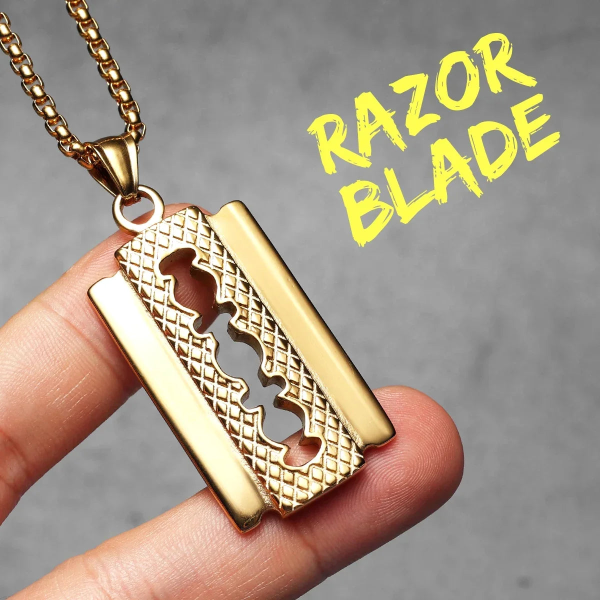 Barber Scissors Shaver Hair Drier Razor Stainless Steel Man Necklaces Pendant Chain For Women Fashion Jewelry Gifts Wholesale