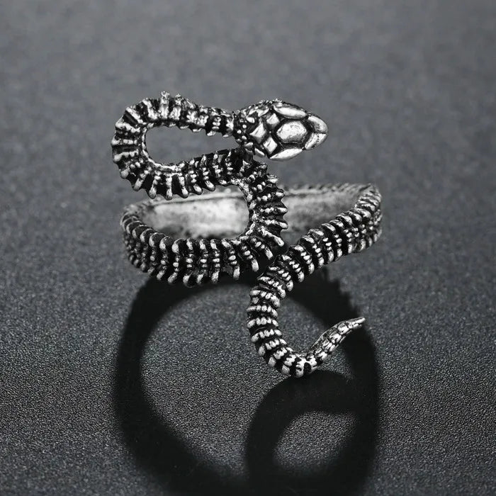 New Design Skull Crow Skull Ring Woodpecker Bird Men's Ring Punk Stylish Jewelry