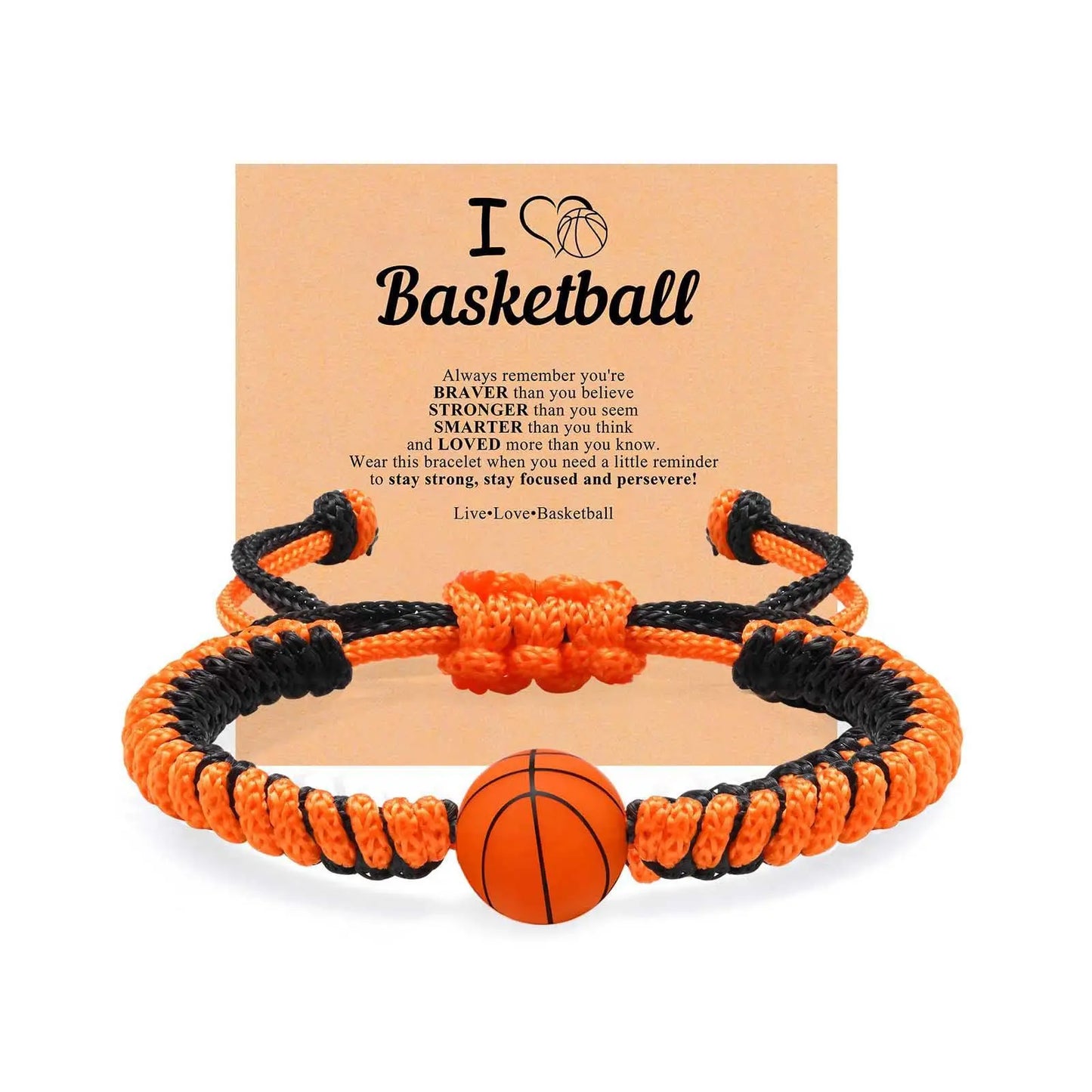 Men's Gift Diamond Knot Rope Weaving Adjustable Bracelet Silicone Baseball Football Basketball Weaving Bracelet