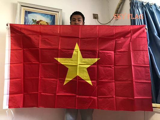 SKY FLAG Vietnam Flag 3x5ft 90x150cm polyester double side printed Vietnam Country flag National flag