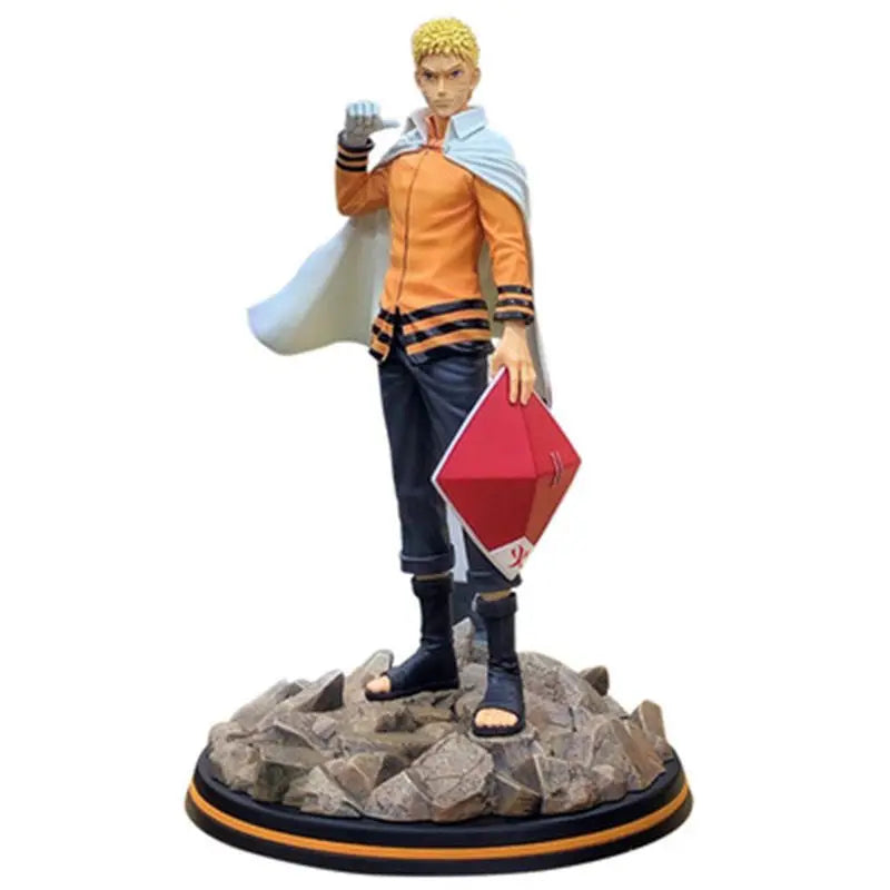 28cm Naruto Figure Anime Model GK Shippuden Boruto Kakashi Hokage Hashirama Tsunade Namikaze Minato Action Figure Kids Toy Gifts Uzumaki Naruto 28cm CHINA With Retail Box