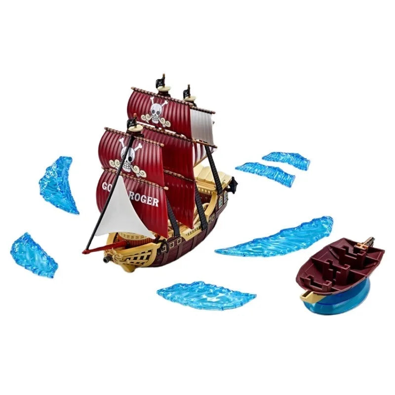 Bandai One Piece Model Grand Ship Series Gol D Roger Oro Jackson Pirate Ship Anime Action Figures Model Boy Gift