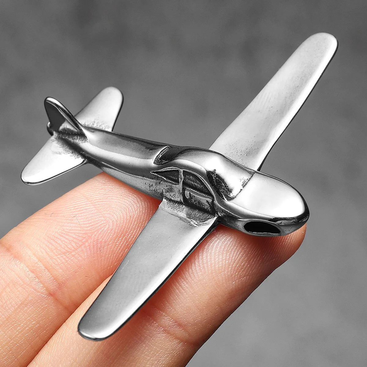 Aircraft Airplane Model Stainless Steel Men Necklaces Pendant Chain Punk for Women Fashion Jewelry Gifts Wholesale Dropshiping