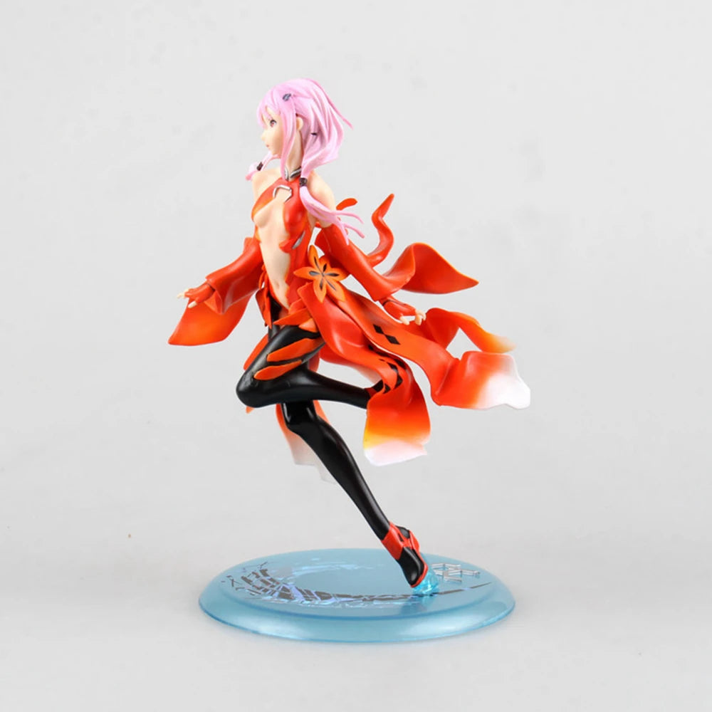 17cm New Guilty Crown Yuzuriha Inori Japanese Sexy Anime Figure Girl Pvc Statue Model Doll Collection Ornaments Toys Hobbies